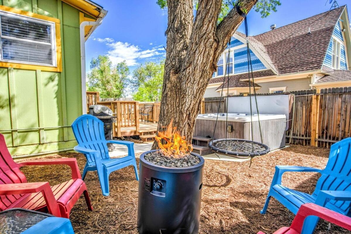 The Vibrant Victorian Hot Tub & Fire Pit In Occ Vila Colorado Springs Exterior foto